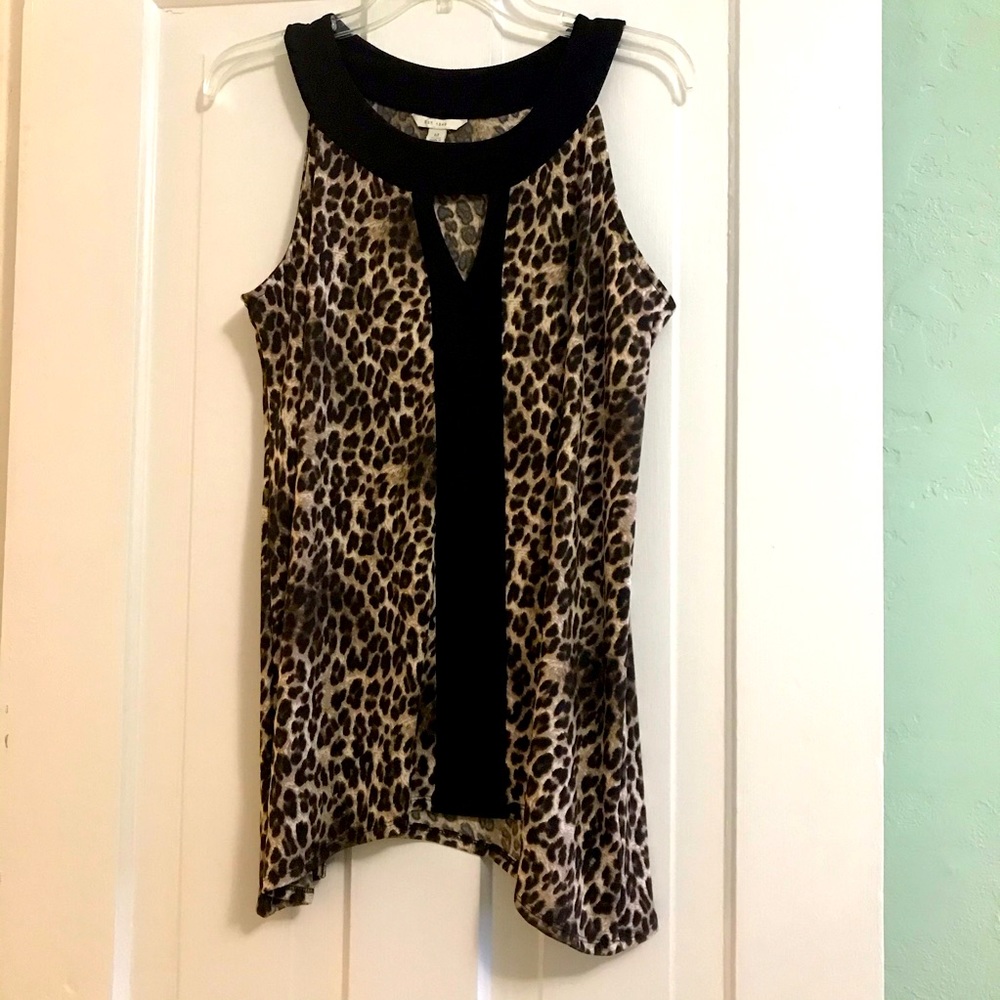 Leopard top tank animal print retro